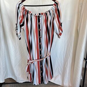 J for Justify Dress with Belt 1X